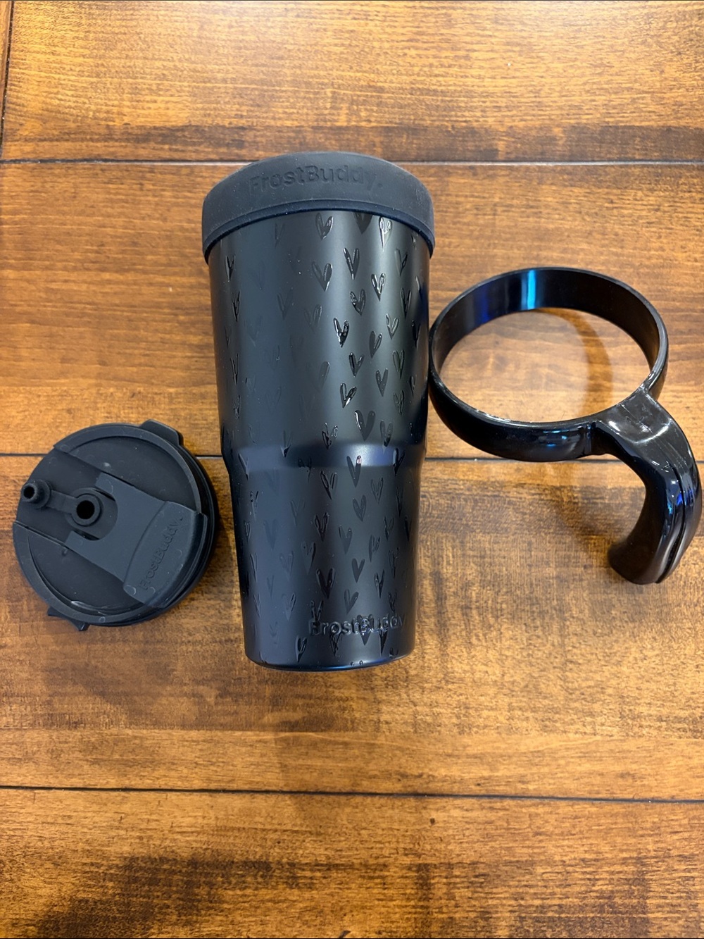FROSTBUDDY Tumbler with Removable Lid and Handle